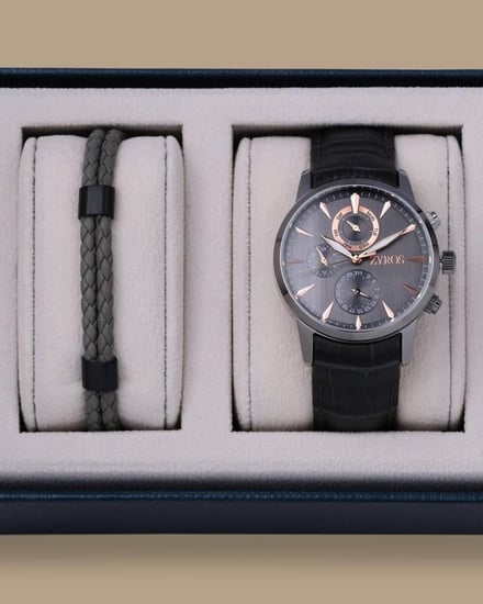 طقم هدايا رجالي أنيق ساعة واسوارة