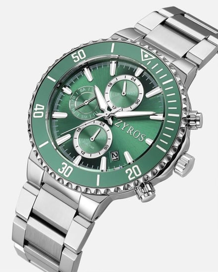 ساعة رجالية ستيل بلون فضي