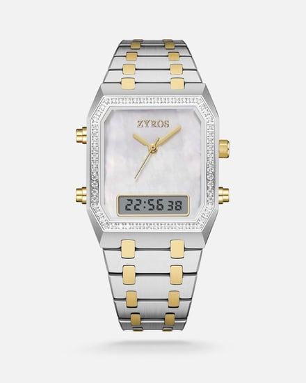 ‎ ساعة نسائية بتصميم ساعة رقمية أنيقة