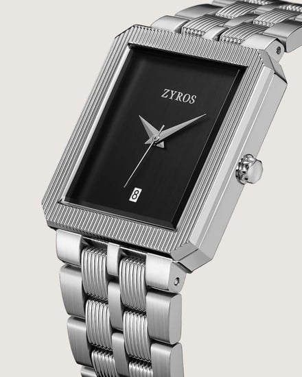 ساعة مرسى الرجالية بلون فضي