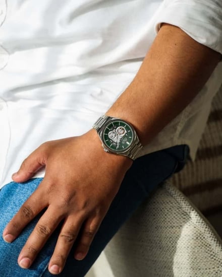 ساعة اتوماتيك رجالية ستيل بلون فضي