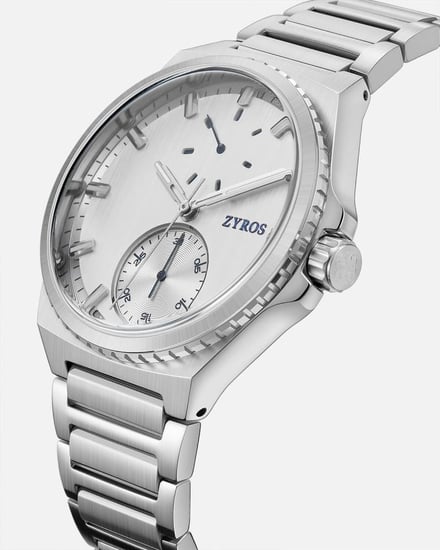 ساعة غموض الرجالية ستيل بلون فضي