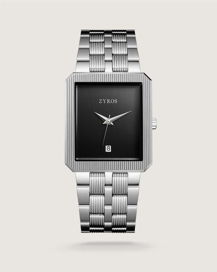 ساعة مرسى الرجالية بلون فضي