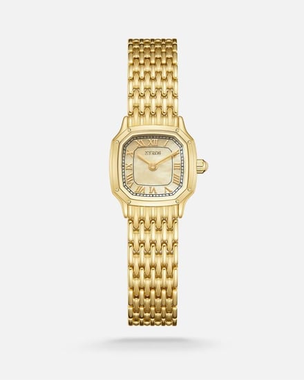 هدية نسائية مميزة ساعة وطقم زركون