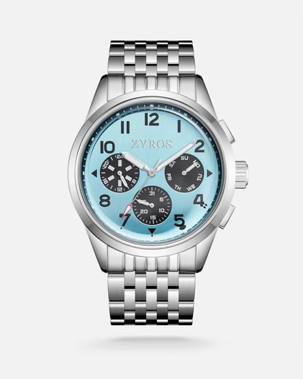 ساعة رجالية كلاسيك بلون فضي