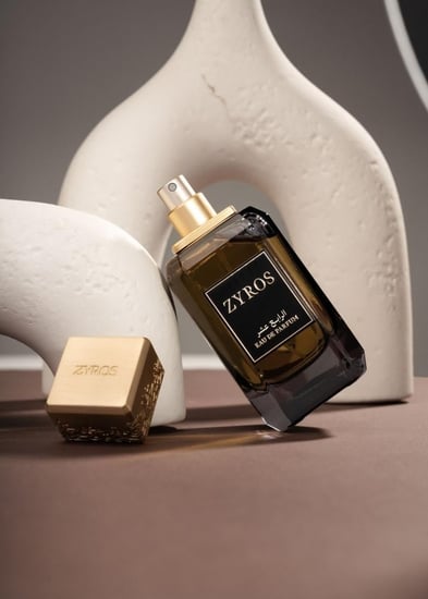 طقم نسائي ساعة بلون ذهبي وعطر فاخر