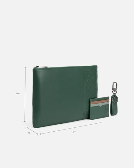 طقم كلتش ومحفظة وميدالية تعبر عن الأصالة بلون أخضر