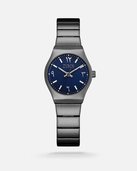 ساعة أطفال بسير ستيل بلون أسود