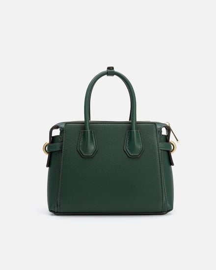 شنطة نسائية من الجلد الفاخر بلون أخضر