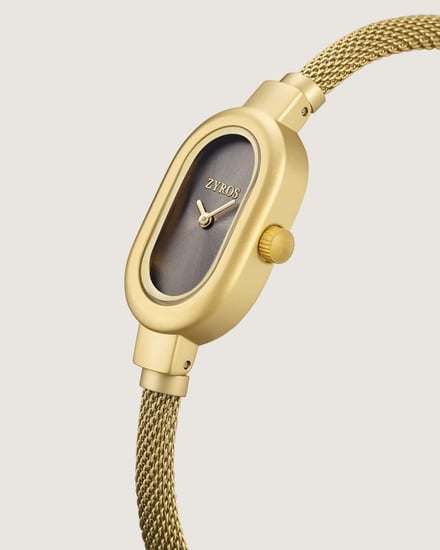 ساعة فيروز النسائية باللون الذهبي