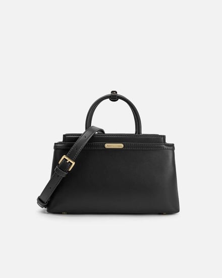 شنطة نسائية واسعة لكل يوم بلون أسود