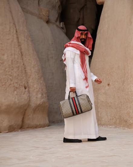 ‎ طقم شنطتين تناسب الجنسين من الجلد بلون بني