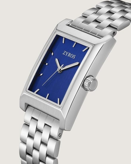 ساعة ثقة الرجالية ستيل بلون فضي