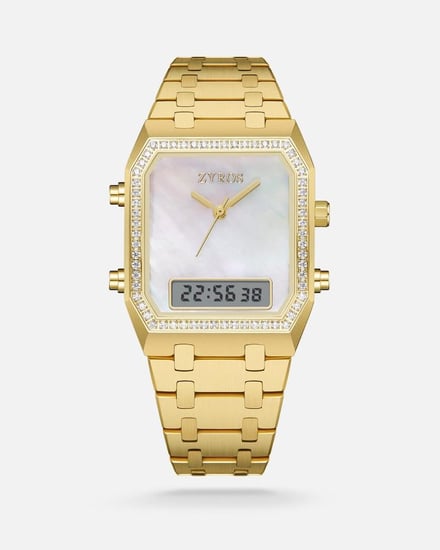 ‎ ساعة نسائية رقمية ستيل بلون ذهبي