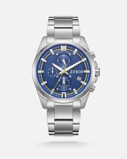 طقم رجالي أنيق باللون الأزرق