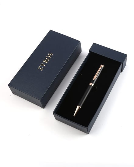 ‎ قلم رجالي فاخر بلون أسود وذهبي