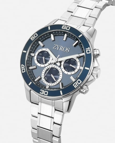 ساعة رجالية بسير ستيل بلون فضي