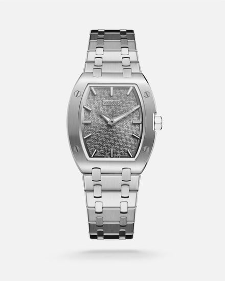 ساعة ستيل كرافت الرجالية  بلون فضي