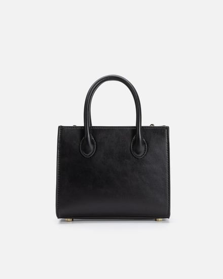 شنطة نسائية تعبر عن الفن بأناقة بلون أسود