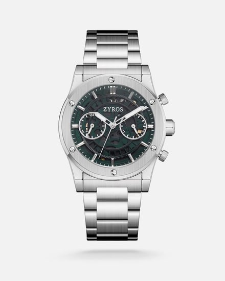 ساعة رجالية كلاسيك بلون فضي