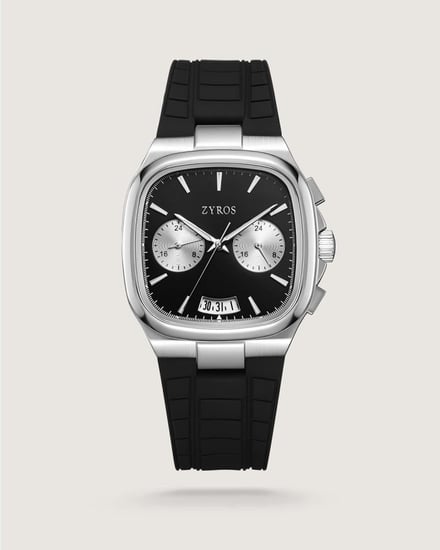 ساعة بدر الرجالية بلون أسود