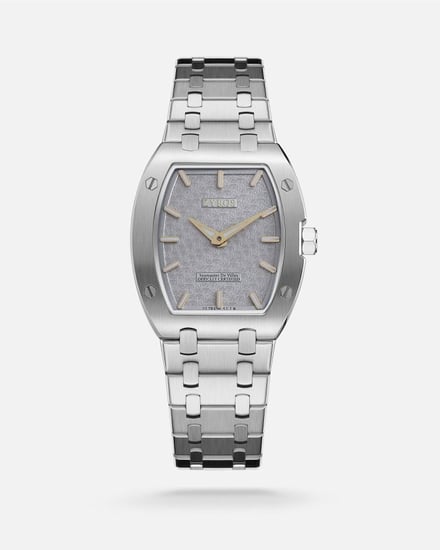 ساعة ستيل كرافت الرجالية  بلون فضي