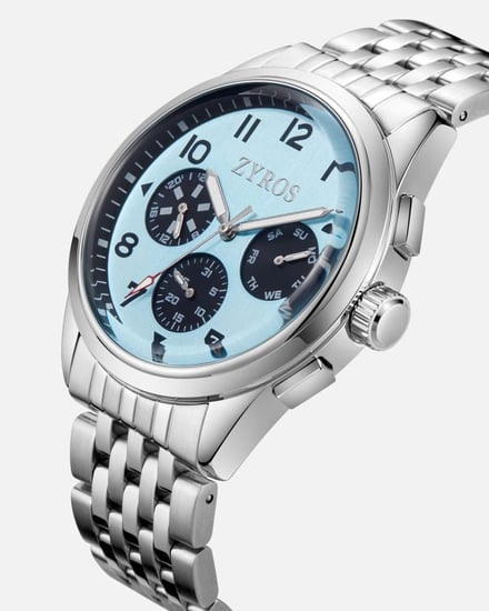 ساعة رجالية كلاسيك بلون فضي