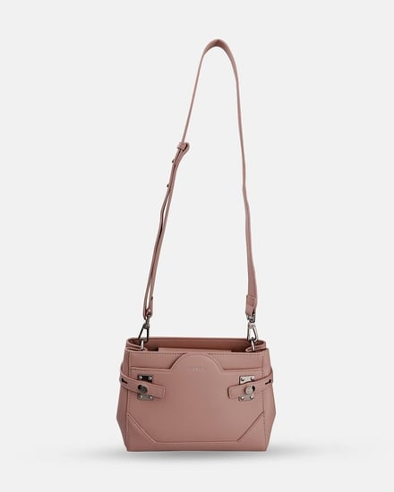 ‎ شنطة نسائية بمقاس لكل يوم بلون وردي