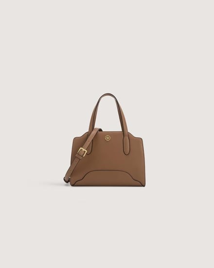 شنطة نسائية بحجم متوسط بلون بني