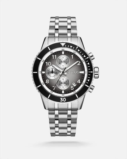 ساعة رجالية ستيل بلون فضي