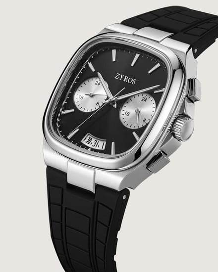 ساعة بدر الرجالية بلون أسود