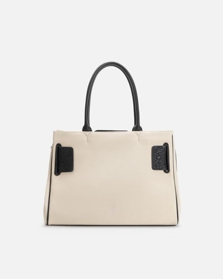 شنطة نسائية كلاسيك بلون أبيض