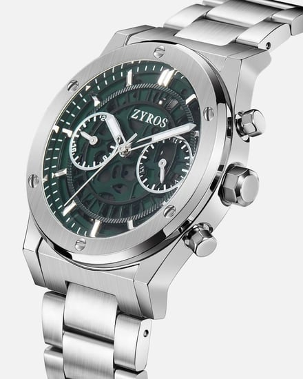 ساعة رجالية كلاسيك بلون فضي