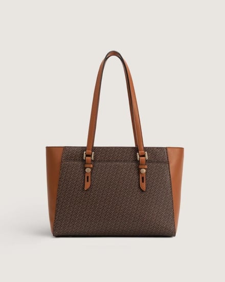 شنطة نسائية بحجم كبير بلون بني