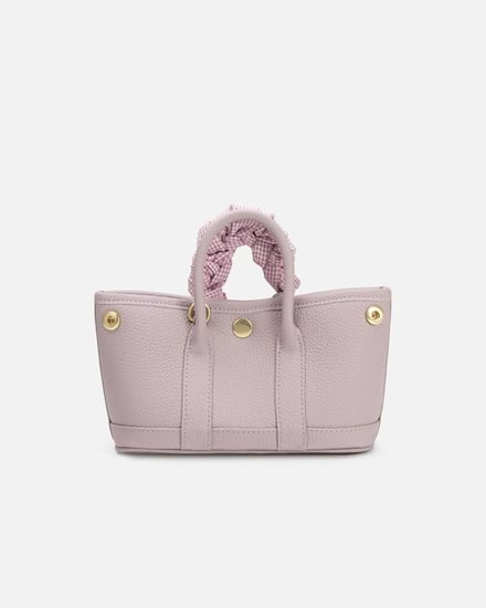 شنطة جُمان النسائية من الجلد باللون الأرجواني