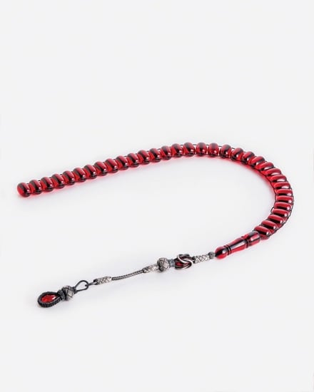 سبحة بكلايت شفاف بتصميم عصري