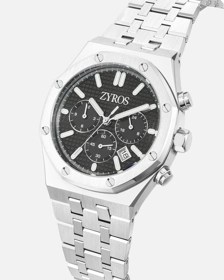 ساعة رجالية بسير ستيل بلون فضي