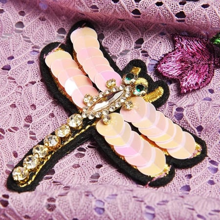 فستان بنفسجي