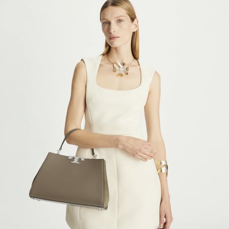 ELEANOR PEBBLED SATCHEL