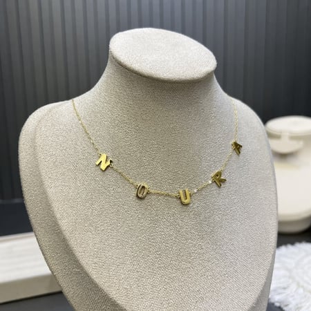 عقد ذهب عيار 18   (حسب طلب العميل)    الوزن:2.0g