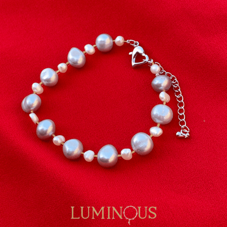 طقم اللؤلؤ المموج