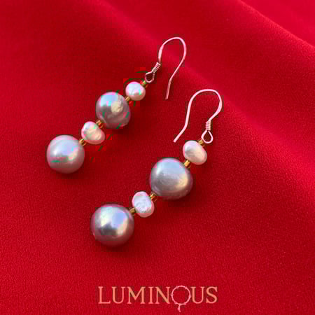 طقم اللؤلؤ المموج