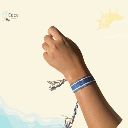 اسورة تان خط التشميس اساور بحر اسورة اسوره صيف اكسسوارات بحر