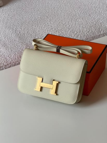 Hermès  Constance 24 White
