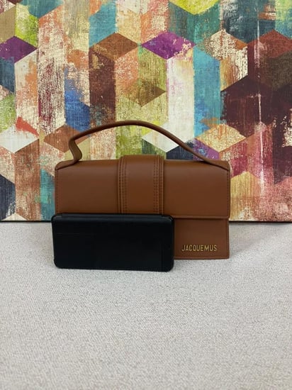 جاكموس مستطيل جلد - الوان متعددة