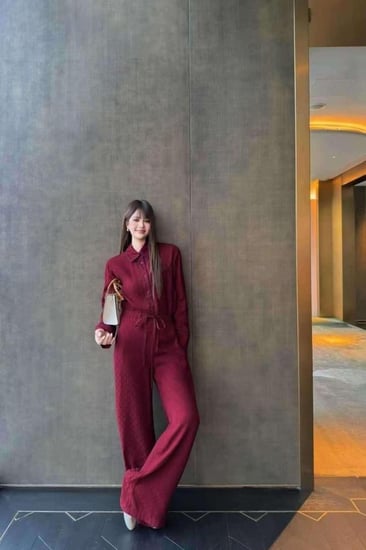 Gucci Burgundy Two-Piece Set