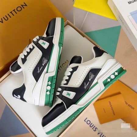LV Trainer Sneaker - Green