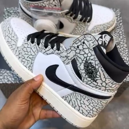 Air Jordan 1 High OG "White Cement"
