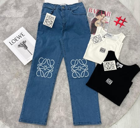 طقم لويفي جينز فاتح