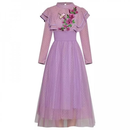 فستان بنفسجي